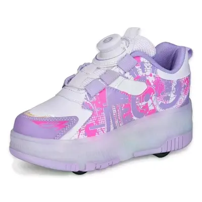 Alessio 9626 Işikli Paten Lila Kız Çocuk Ayakkabı - 3