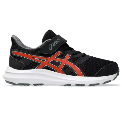 Asics 1014A299 Jolt 4 Ps Siyah-Kırmızı Erkek Çocuk Spor Ayakkabı - 2