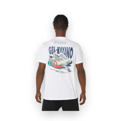 Asics 2031F026 Road Graphic Ss Tee Beyaz Erkek T-Shirt - 6