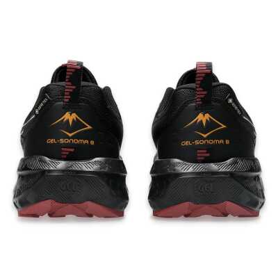Asics Gel-Sonoma 8 Gtx 1011B977 Gore-Tex Koşu Siyah Erkek Spor Ayakkabı - 4