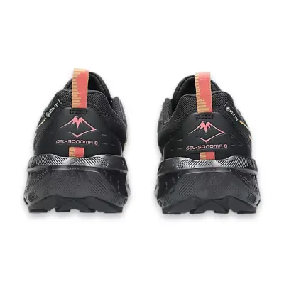 Asics Gel-Sonoma 8 Gtx 1012B770 Gore-Tex Koşu Siyah Kadın Spor Ayakkabı - 4