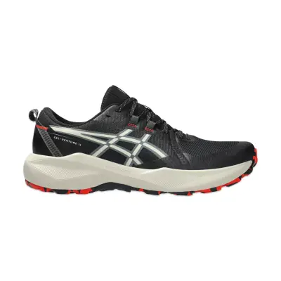 Asics Gel-Venture 11 1011C160 Koşu Siyah-Kırmızı Erkek Spor Ayakkabı 