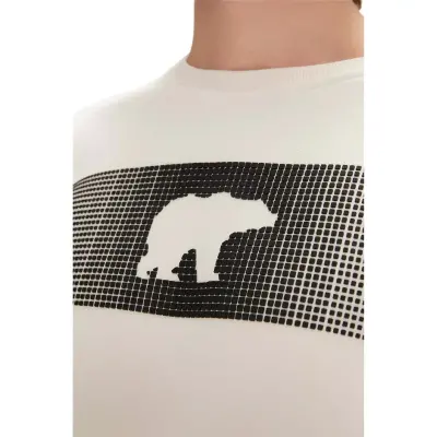 Bad Bear 19.02.12.007 Fancy 3D Kırık Beyaz Erkek Sweatshirt - 4