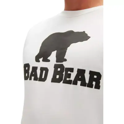 Bad Bear 20.02.12.011 Bad Bear Crewneck Beyaz Erkek Sweatshirt - 4