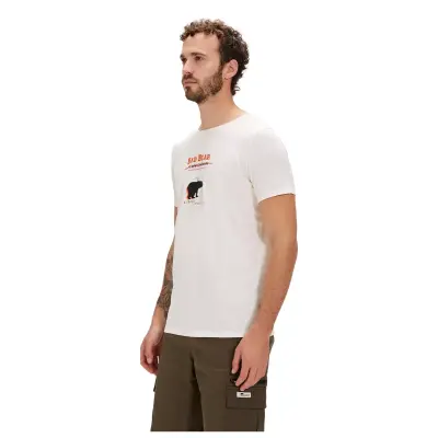Bad Bear 24.01.07.021 Derek Kırık Beyaz Unisex T-Shirt - 3