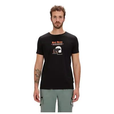 Bad Bear 24.01.07.021 Derek Siyah Unisex T-Shirt - 1