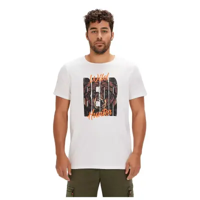 Bad Bear 24.01.07.037 Hunt Beyaz Unisex T-Shirt 