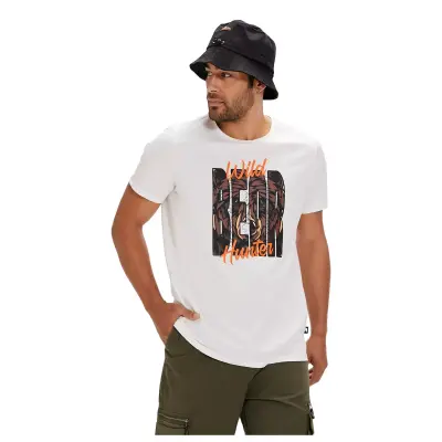 Bad Bear 24.01.07.037 Hunt Beyaz Unisex T-Shirt - 2