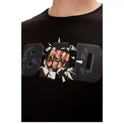 Bad Bear 24.01.07.058 Bang Siyah Unisex T-Shirt - 5