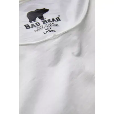 Bad Bear 394 18.01.07.012 V-Neck Beyaz Unisex T-Shirt - 5