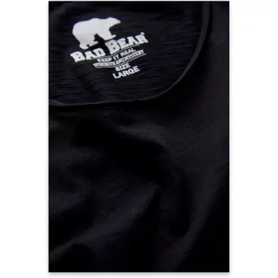 Bad Bear 394 18.01.07.012 V-Neck Siyah Unisex T-Shirt - 5