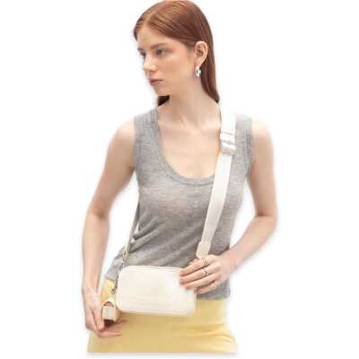 Benetton Bnt_1704 11X18X4 Çapraz Bej Kadın Çanta - benetton