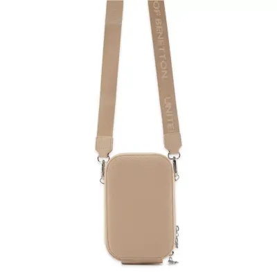 Benetton Bnt_1709 20X13X6 El Kahve-Beyaz Kadın Çanta - benetton (1)