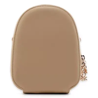 Benetton Bnt_1710 20X15X4,5 El Kahve-Beyaz Kadın Çanta - benetton (1)