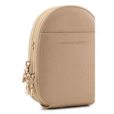 Benetton Bnt_1710 20X15X4,5 El Kahve-Beyaz Kadın Çanta - 3