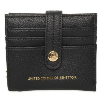 Benetton Bnt_1711 10X11X2 Siyah Kadın Cüzdan - 1