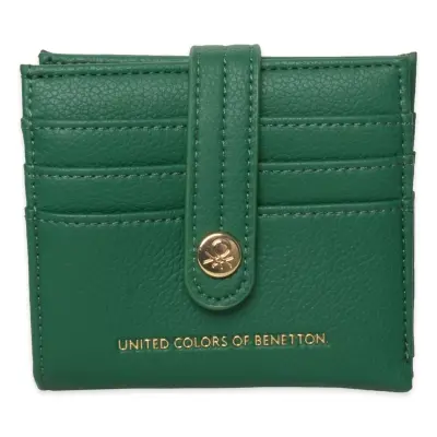 Benetton Bnt_1711 10X11X2 Yeşil Kadın Cüzdan 