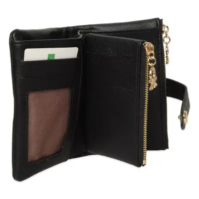 Benetton Bnt_1719 9X13X3 Siyah Kadın Cüzdan - 4