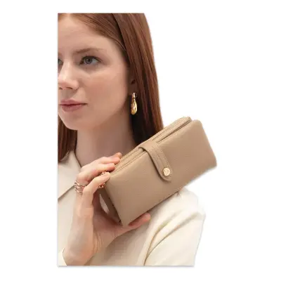 Benetton Bnt_1720 9X19X3 Kum Kadın Cüzdan 