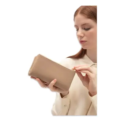 Benetton Bnt_1720 9X19X3 Kum Kadın Cüzdan - benetton (1)