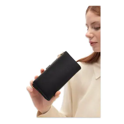 Benetton Bnt_1720 9X19X3 Siyah Kadın Cüzdan - benetton (1)