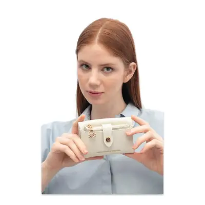 Benetton Bnt_1722 9X13X3 Bej Kadın Cüzdan 