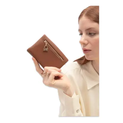 Benetton Bnt_1722 9X13X3 Camel Kadın Cüzdan - benetton (1)