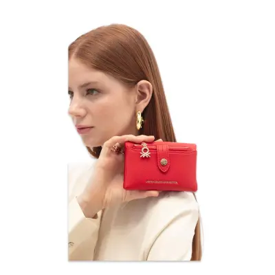 Benetton Bnt_1722 9X13X3 Kırmızı Kadın Cüzdan - 1