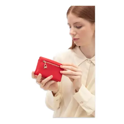 Benetton Bnt_1722 9X13X3 Kırmızı Kadın Cüzdan - benetton (1)