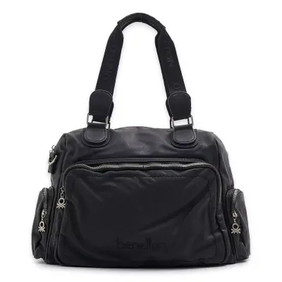 Benetton Bnt_1728 24X40X12 Kol Siyah Kadın Çanta - 1