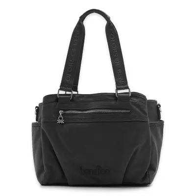 Benetton Bnt_1734 24X29X11 Kol Siyah Kadın Çanta - 1