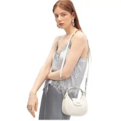 Benetton Bnt_1751 20X21X9 El Beyaz Kadın Çanta - benetton (1)