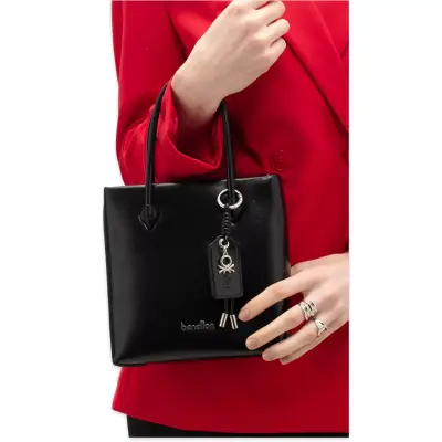 Benetton Bnt_1753 20X19X8 El Siyah Kadın Çanta - benetton (1)