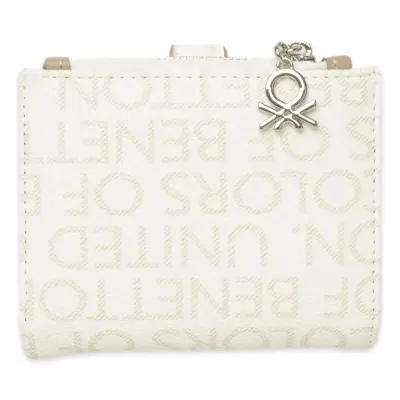 Benetton Bnt_1757 9X11,5X2 Beyaz Unisex Cüzdan - 2
