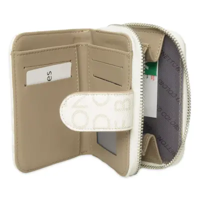 Benetton Bnt_1758 9X12X3 Beyaz Unisex Cüzdan - 3
