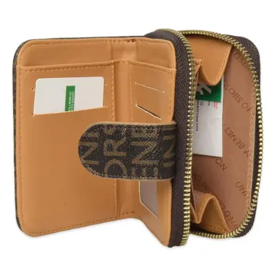 Benetton Bnt_1758 9X12X3 Kahverengi Unisex Cüzdan - 3