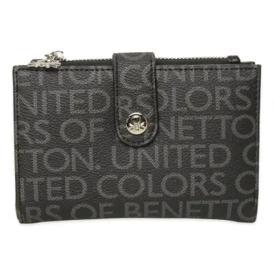 Benetton Bnt_1759 9X14X2 Siyah Unisex Cüzdan 