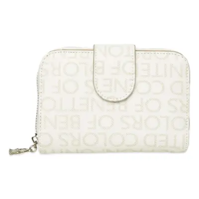 Benetton Bnt_1760 10X14,5X3 Beyaz Unisex Cüzdan - benetton (1)
