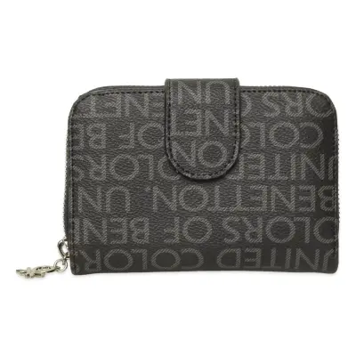 Benetton Bnt_1760 10X14,5X3 Siyah Unisex Cüzdan - benetton (1)