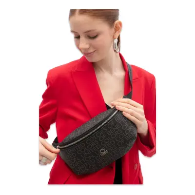 Benetton Bnt_1767 7X30X14 Bel Siyah Kadın Çanta - benetton (1)