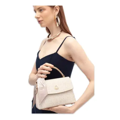 Benetton Bnt_1771 16X23X10 El Bej Kadın Çanta - 2