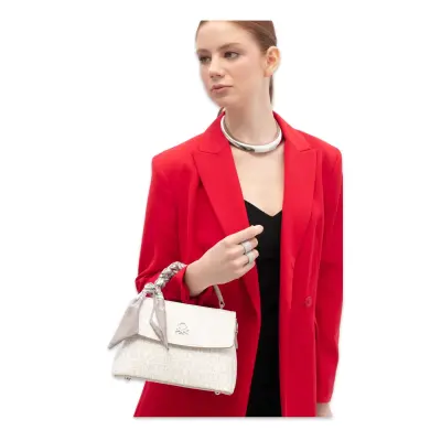 Benetton Bnt_1771 16X23X10 El Beyaz Kadın Çanta - 2
