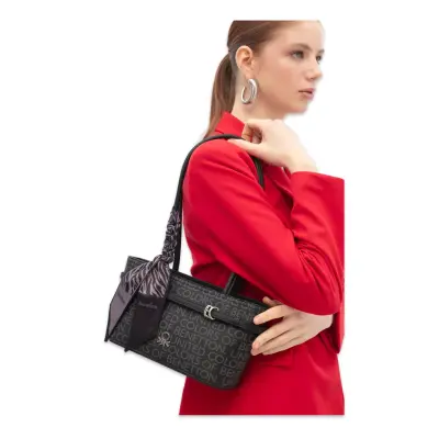 Benetton Bnt_1772 16X25X10 Kol Sı Siyah Kadın Çanta 