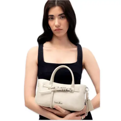 Benetton Bnt_1776 14X23X10 Kol Sı Gri Kadın Çanta 