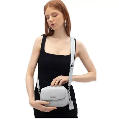 Benetton Bnt_1777 15X19X9 Çapraz Mavi Kadın Çanta - benetton (1)