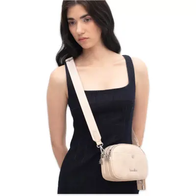 Benetton Bnt_1779 13X18X7 Çapraz Bej Kadın Çanta - benetton (1)