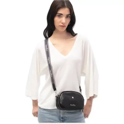 Benetton Bnt_1779 13X18X7 Çapraz Siyah Kadın Çanta - benetton (1)