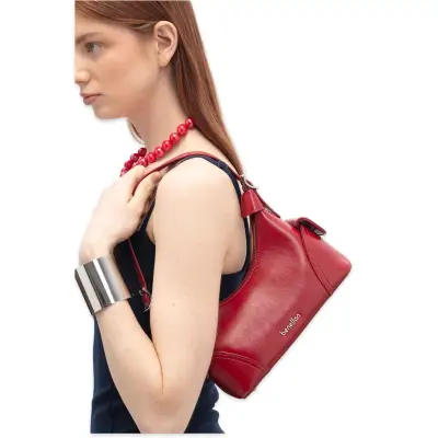 Benetton Bnt_1780 27X24X10 El Kırmızı Kadın Çanta - 1