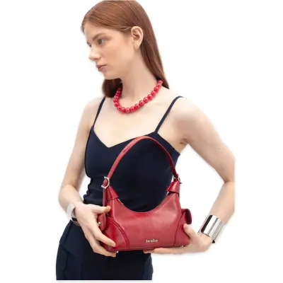 Benetton Bnt_1780 27X24X10 El Kırmızı Kadın Çanta - benetton (1)