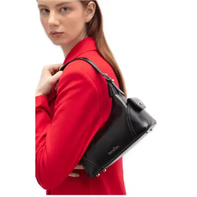 Benetton Bnt_1780 27X24X10 El Siyah Kadın Çanta - 2